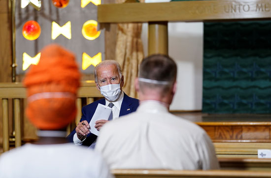 جو بايدن يزور كينوشا للحديث إلى السكان بعد أحداث العنف على خلفية رجل أسود