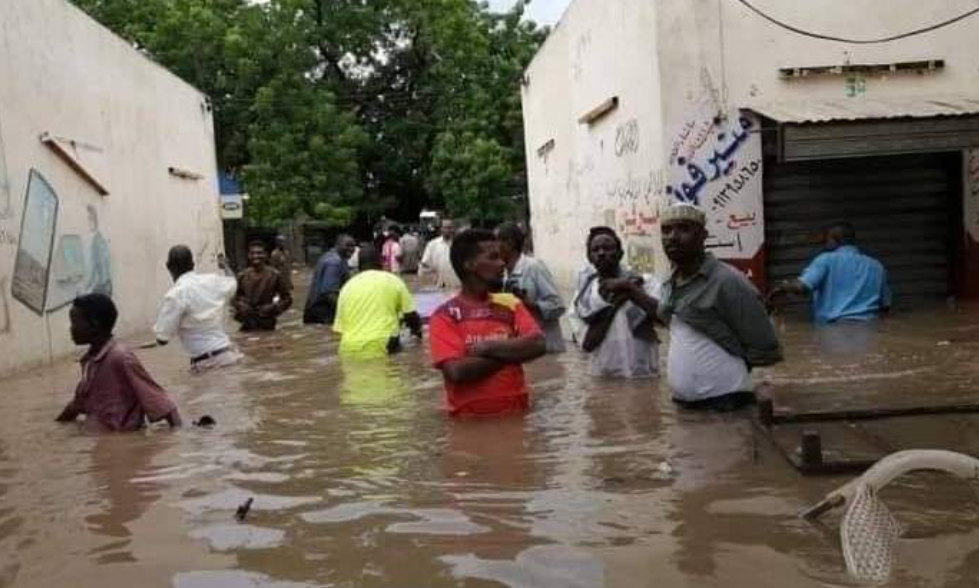مياه الفيضانات في السودان