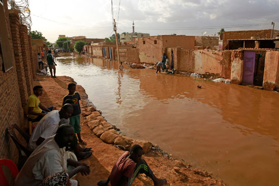 شوارع السودان غمرتها المياه