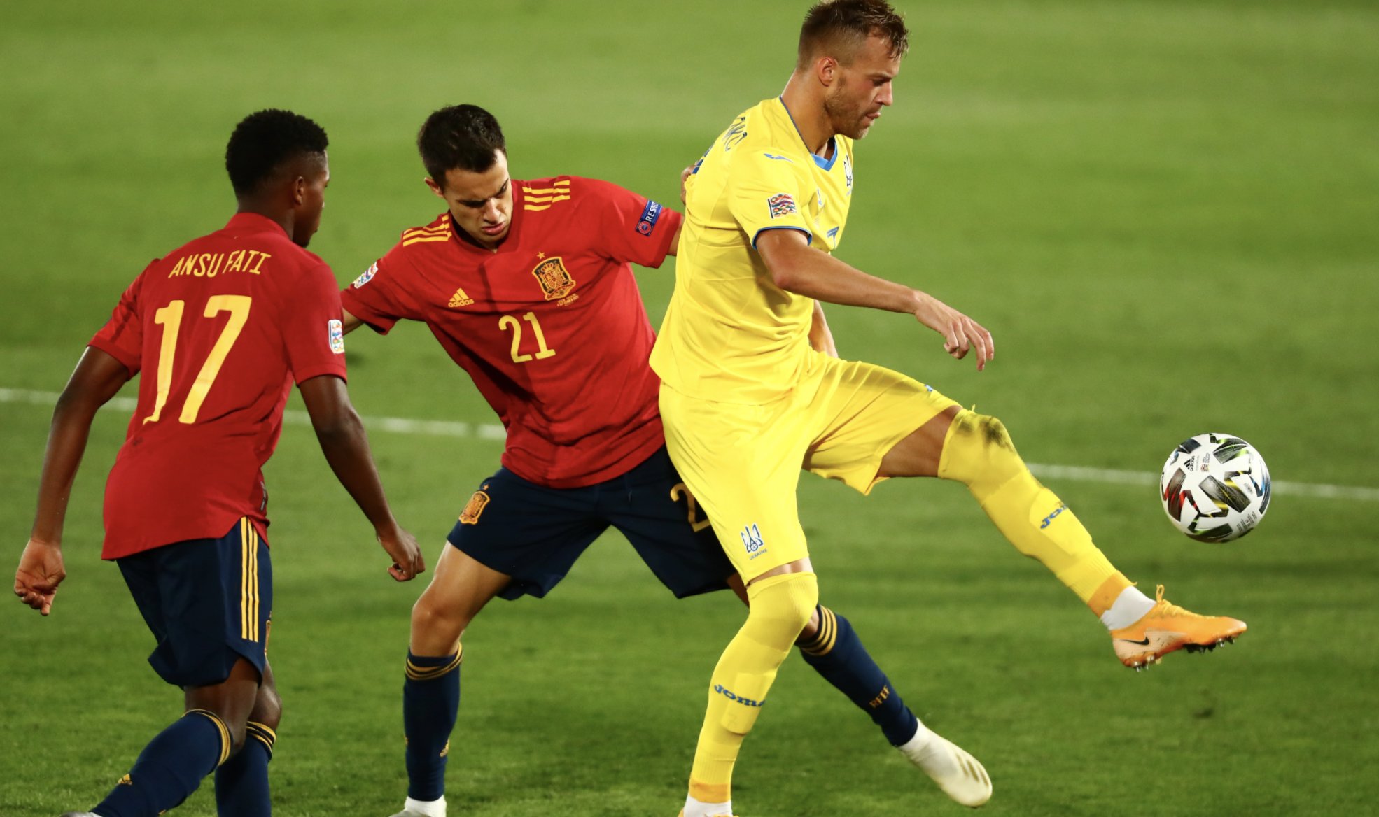 مباراة اسبانيا واوكرانيا