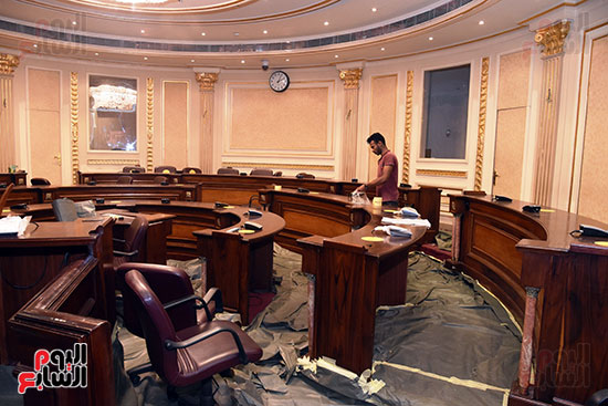 قاعات مجلس الشيوخ من الداخل