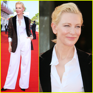 cate-blanchett-spakling-blazer-venice-film-festival