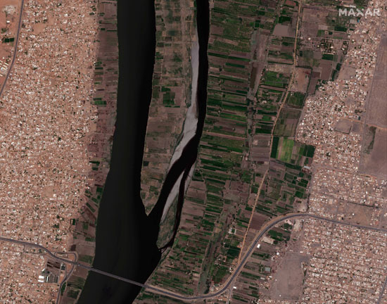 مجرى النيل الأبيض قبل الفيضانات
