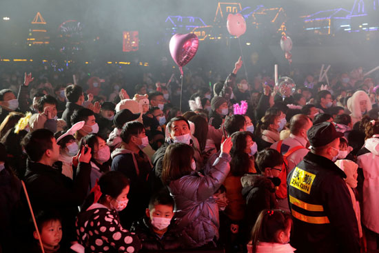 تجمعات في ووهان الصينية