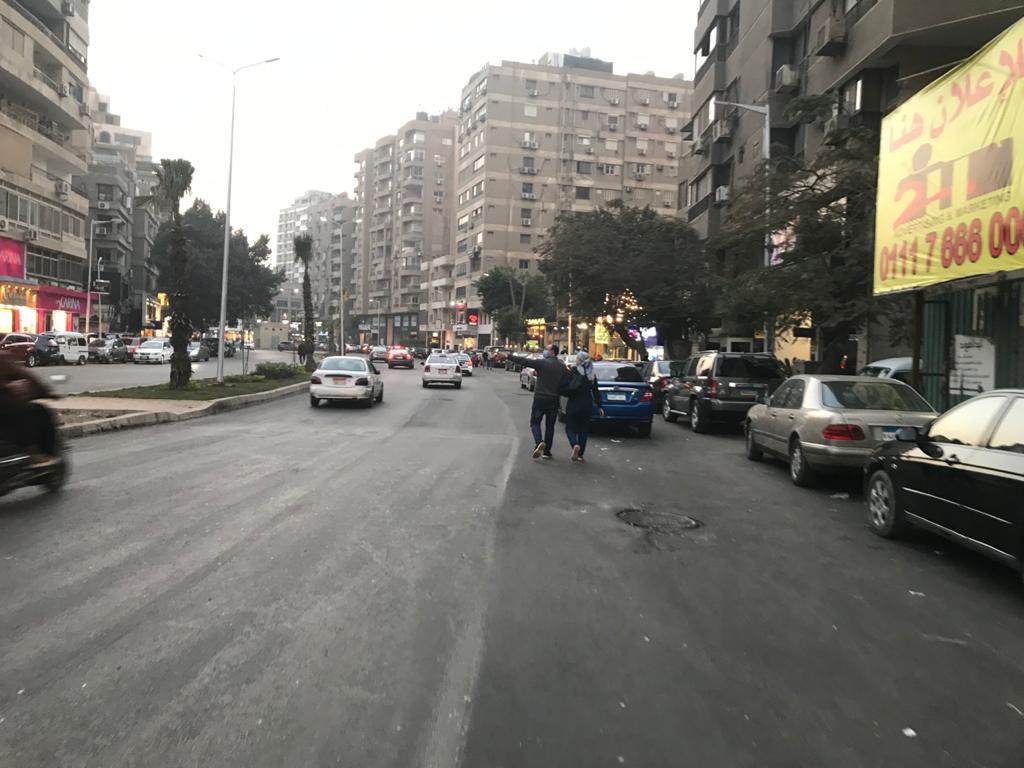 رفع سيارات الانتظار الخاطئ من شارع جزيرة العرب بالمهندسين (3)
