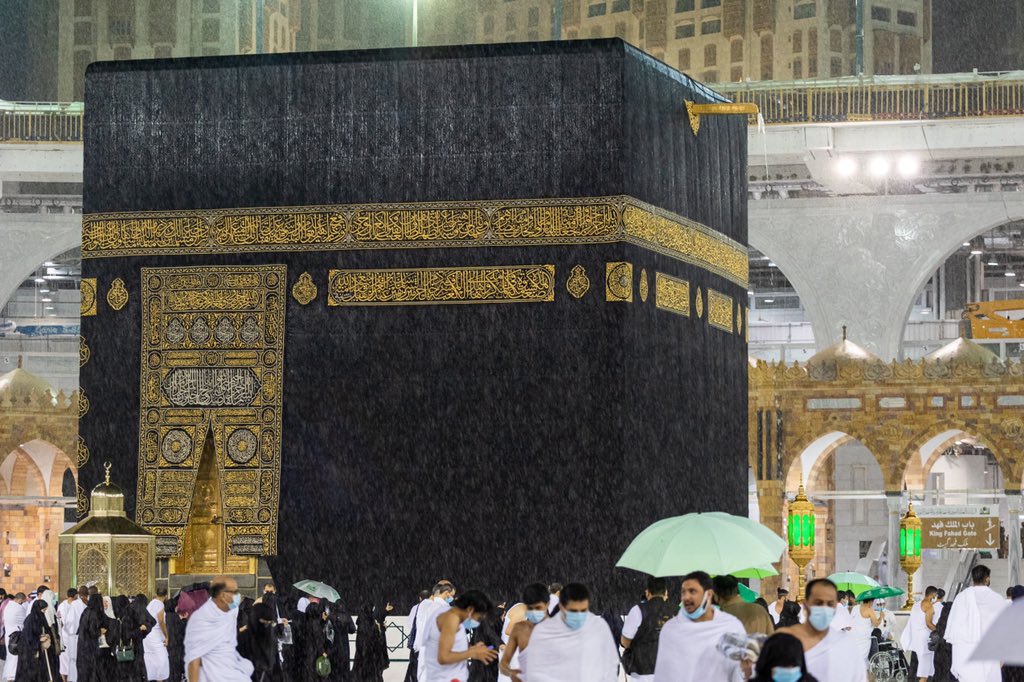 سقوط الأمطار فى مكة المكرمة  (3)