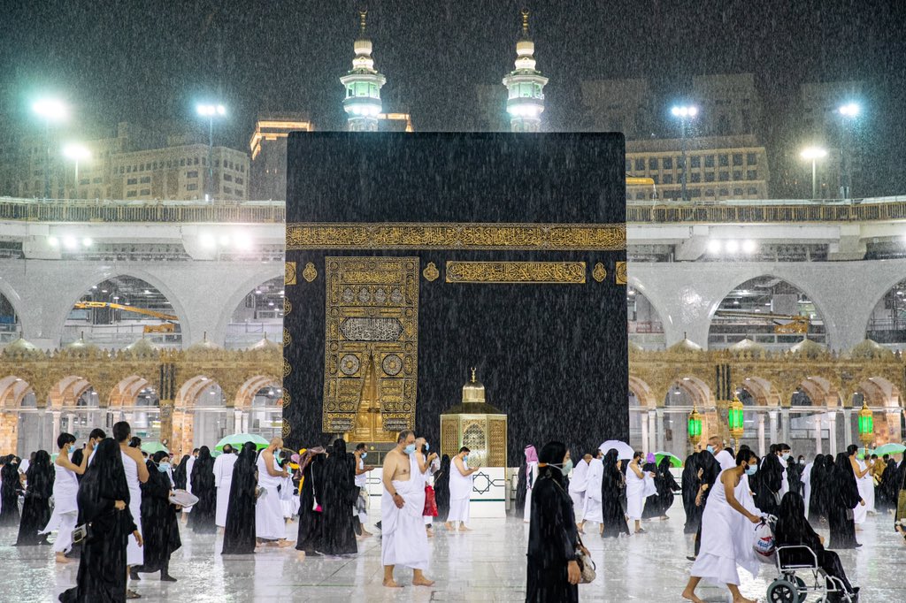 سقوط الأمطار فى مكة المكرمة  (5)