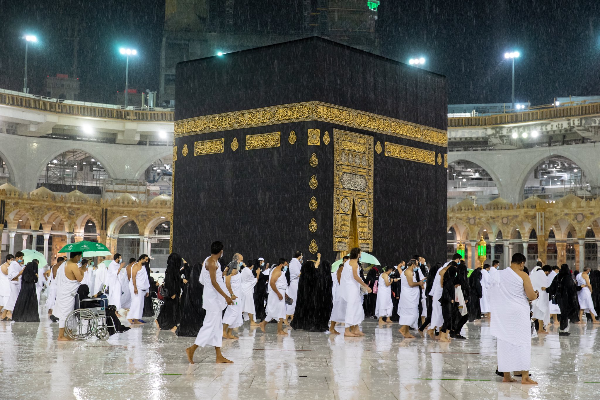 سقوط أمطار فى مكة المكرمة  (2)