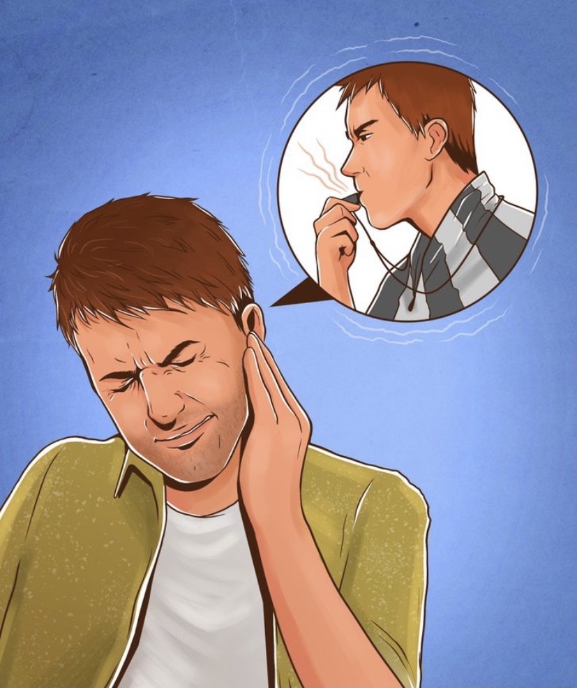 الصوت العالى يسبب طنين الأذن