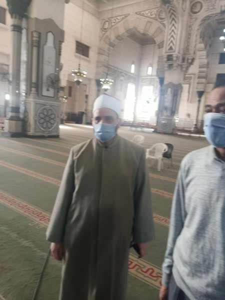 استعدادات مسجد النور قبل افتتاحه مره اخرى
