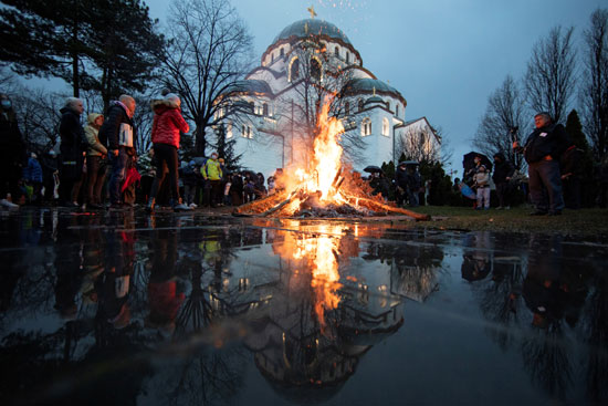 احتفالات الكنيسة الأرثوذكسية الصربية