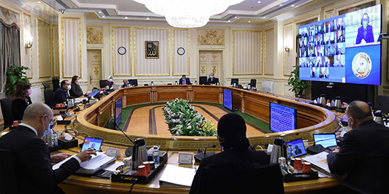 اجتماع مجلس الوزراء عبر تقنية الفيديو كونفرانس (6)