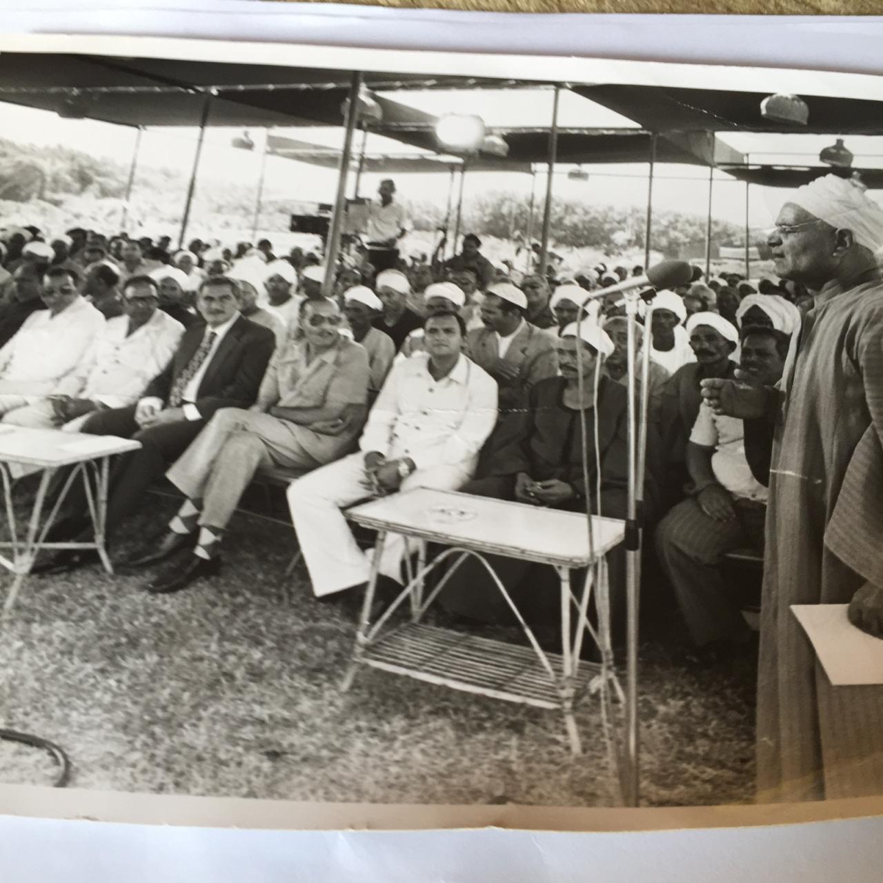 عيد الصيادين بجوار إستراحة الرئيس في المعمورة في صيف سنة 1980 بحضور الرئيس السادات