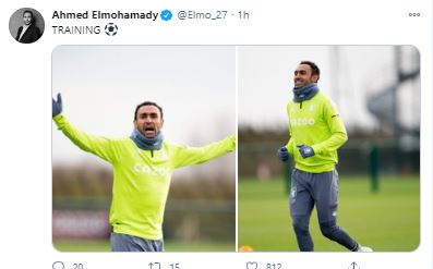 أحمد المحمد يعلن عودته للتدريبات