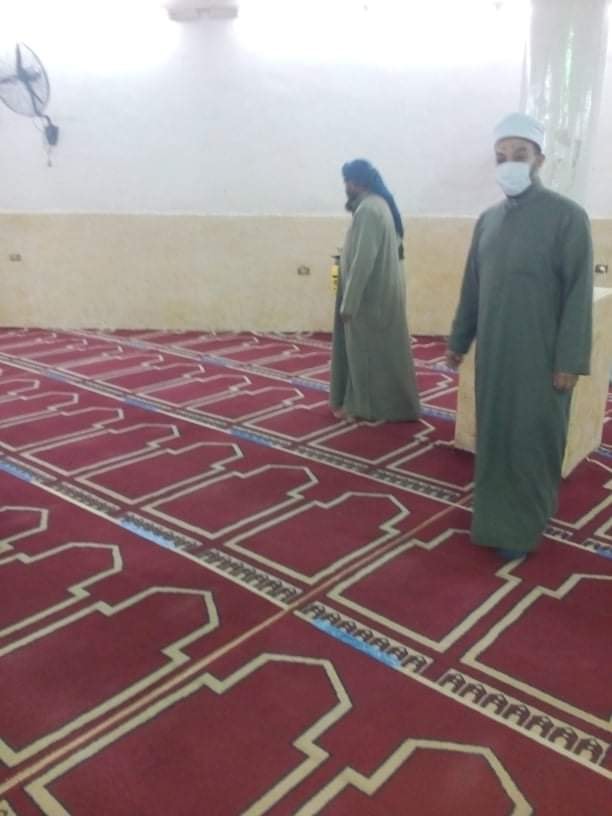 قيادات الأوقاف يتابعون حملات التطهير الشاملة للمساجد