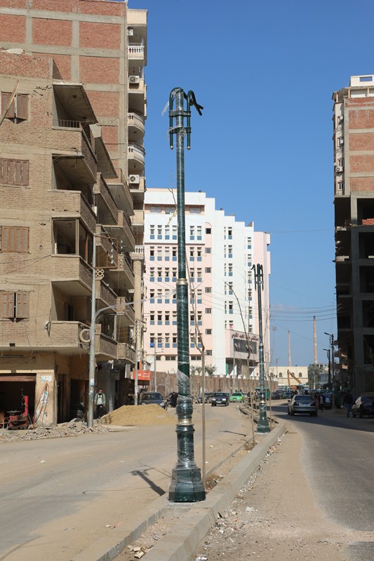 محافظ المنوفية يتابع أعمال التطوير بعدد من شوارع العزبة (3)