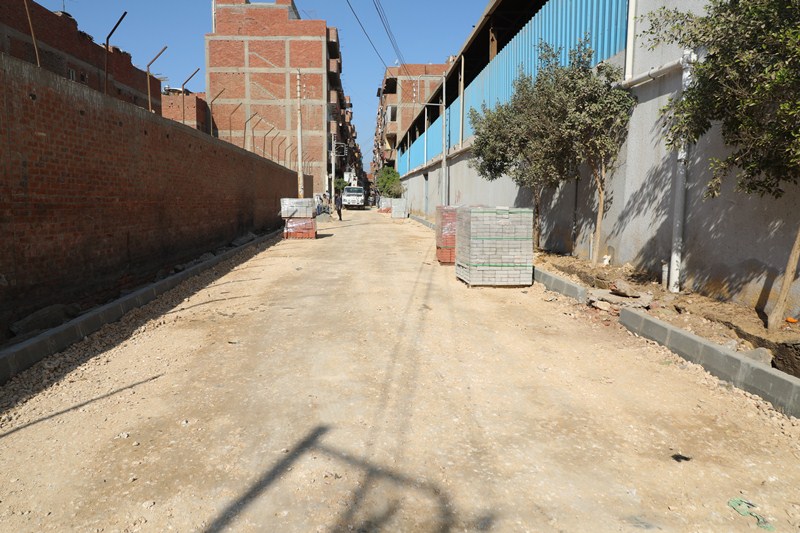 محافظ المنوفية يتابع أعمال التطوير بعدد من شوارع العزبة (6)
