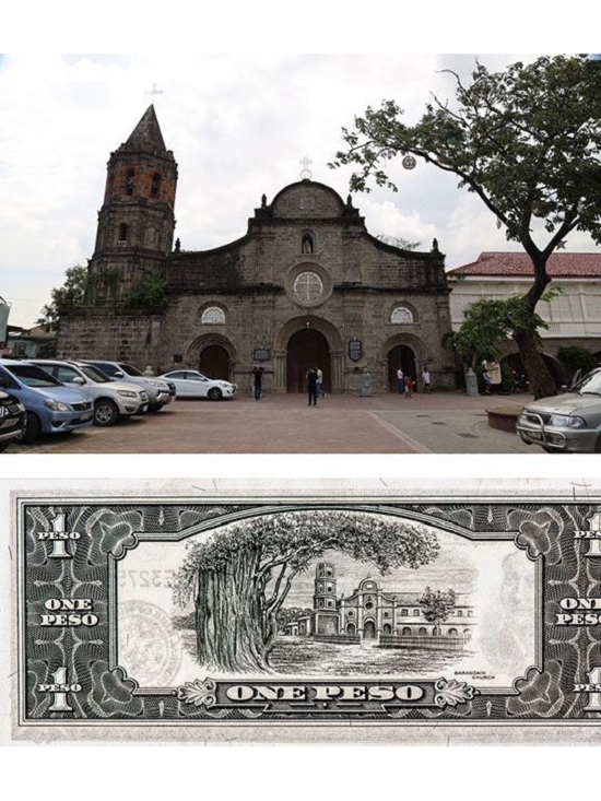 كنيسة باراسوين على عملة الفلبين