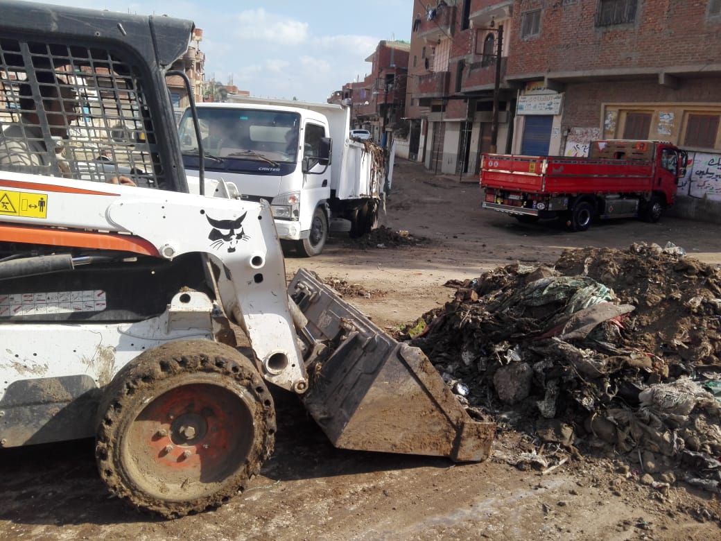 حملات تطهير وتنظيف الشوارع فى القرية (3)