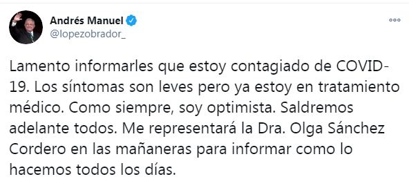 رئيس المكسيك على تويتر