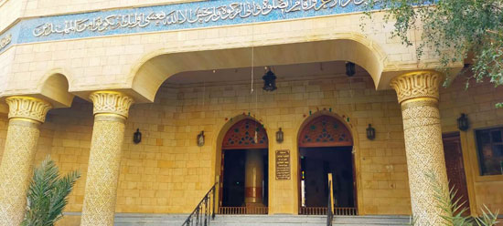 تجهيز ساحات مسجد الباقيات الصالحات لأداء صلاة الجنازة على عبلة الكحلاوى (5)