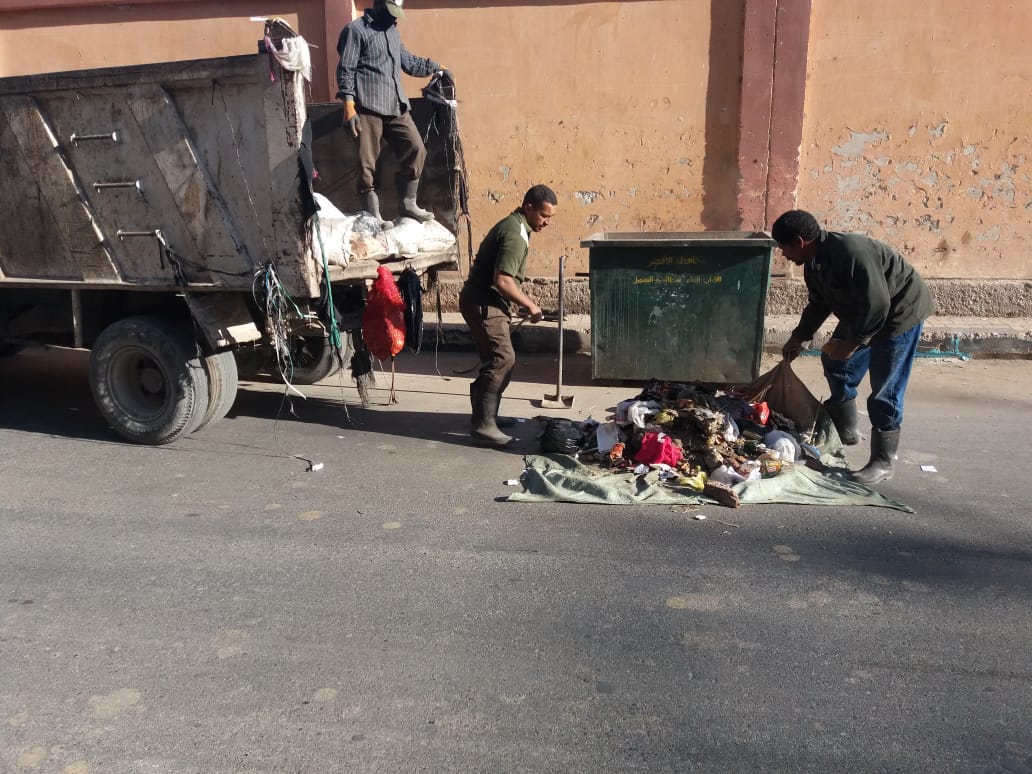 حملات النظافة والتجميل بشوارع الاقصر