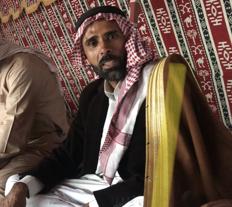 محمد العزامى ممثل القبيلة