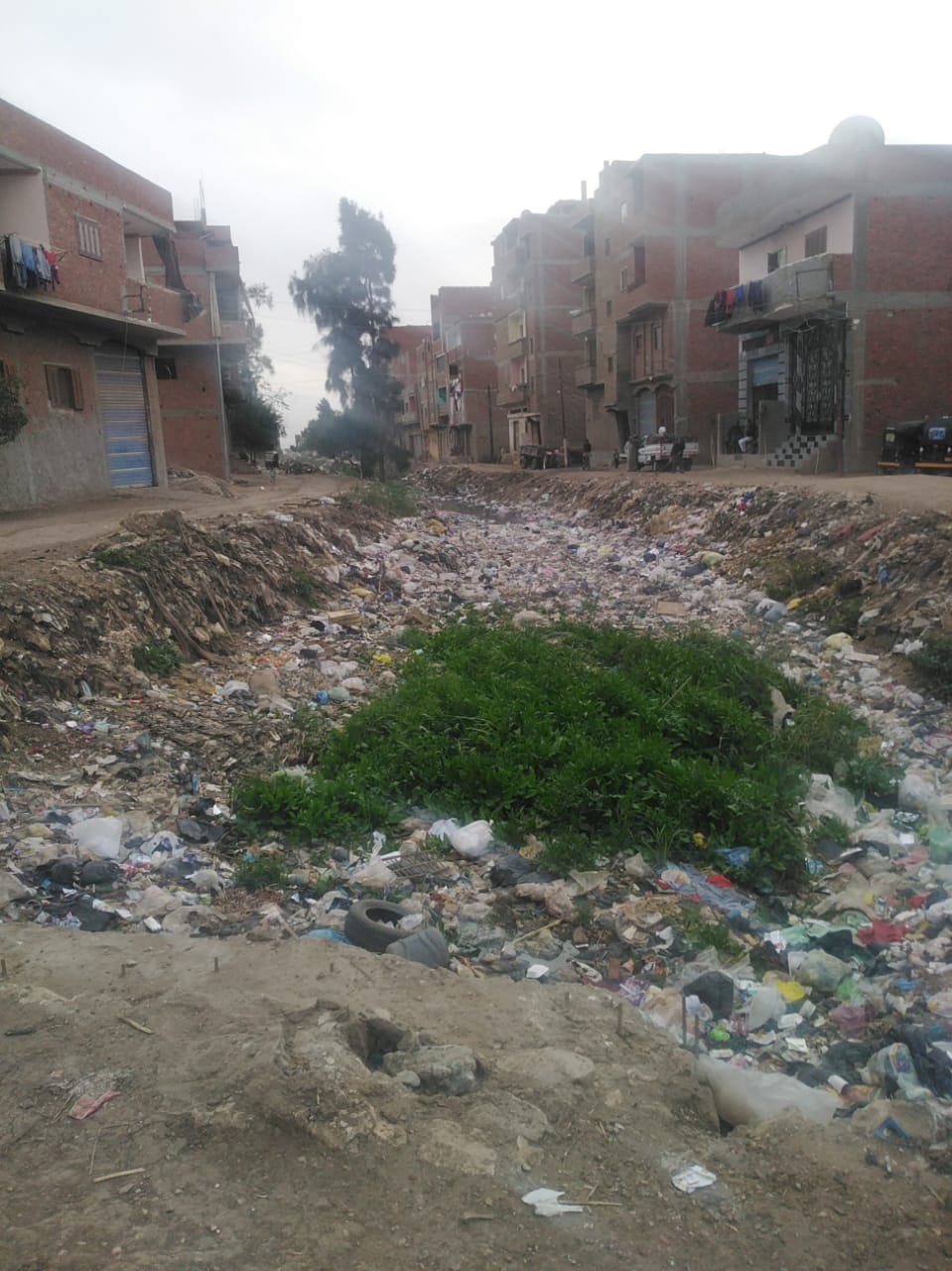  إزالة المخلفات من المصارف المائية في قرى المحلة  (7)