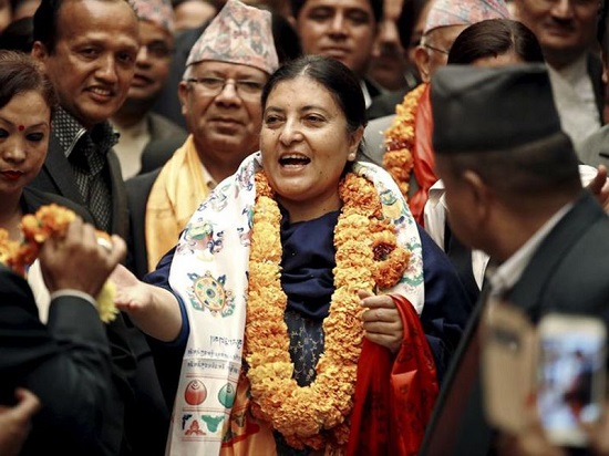 رئيسة نيبال بيدهيا بهانداري