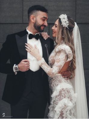 نادر حمدى و زوجته