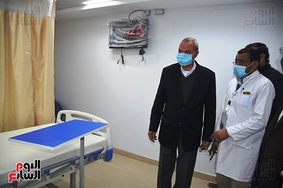 استقبال أول مريض بمستشفى كفر شكر (11)
