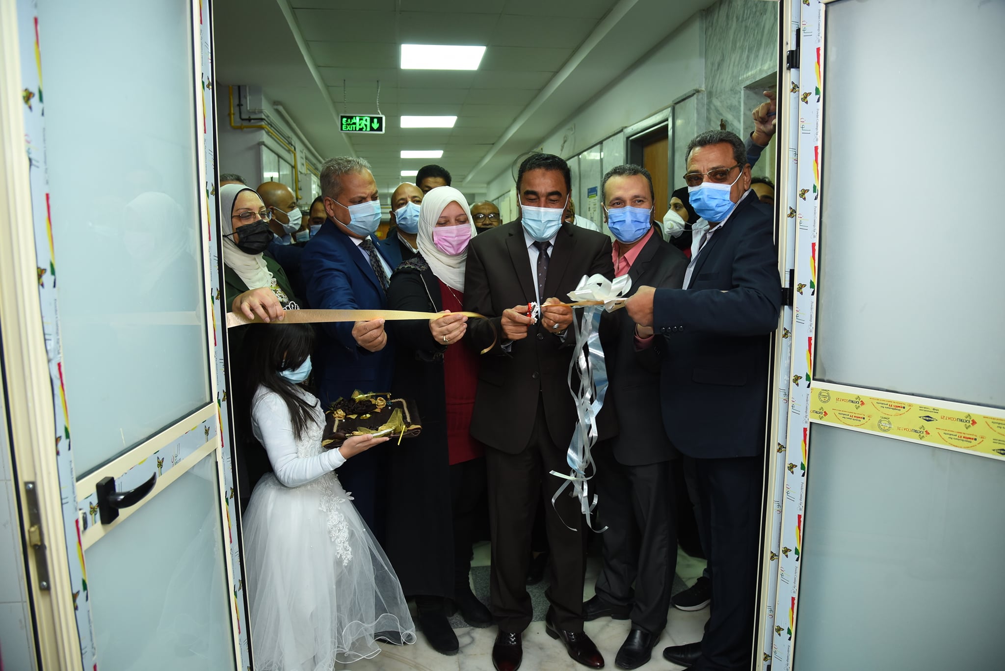 افتتاح محافظ مطروح تطويرات مستشفى الاطفال