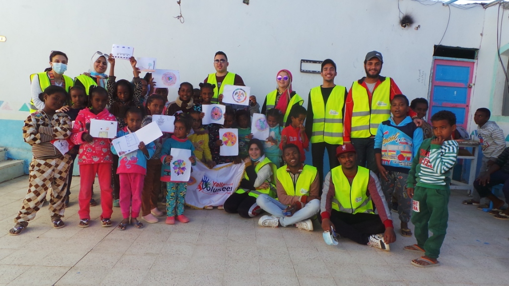 فريق مبادرة Yalla volunteer فى النوبة