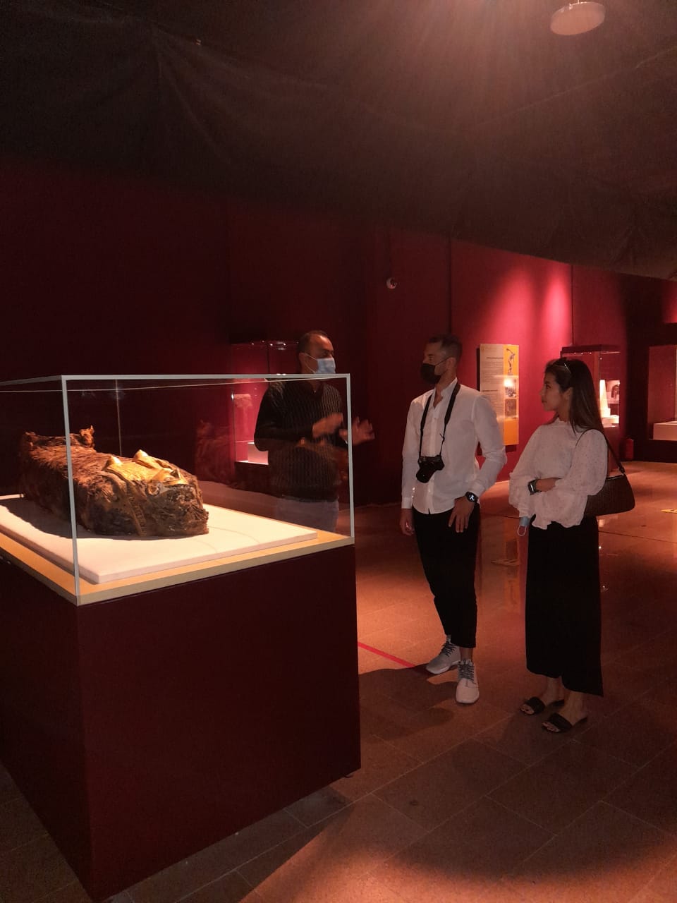 المدونون الأوكرانيون يزور متحف في مصر