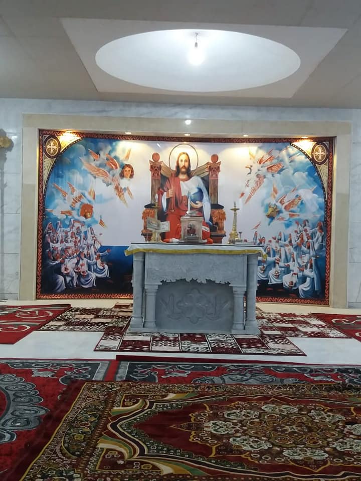 افتتاح كنيسة العذراء بكنيسة الشهيد مارجرجس بأرمنت الوابورات
