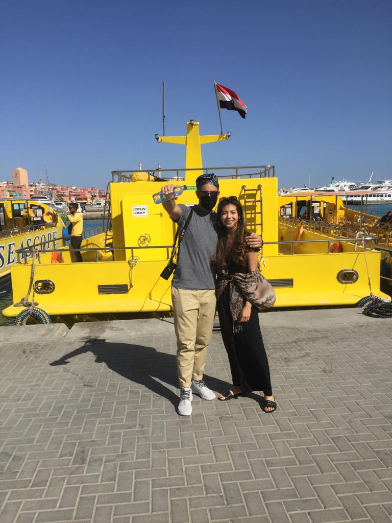 المدونون الأوكرانيون في ميناء الغردقة