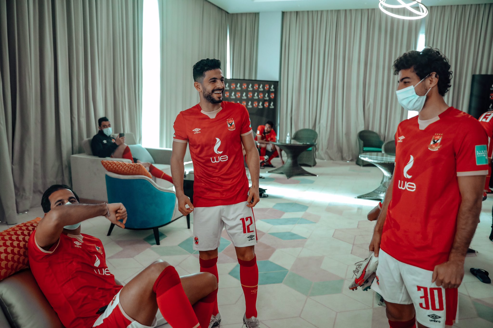 لاعبى الاهلى فى فندق اقامتهم