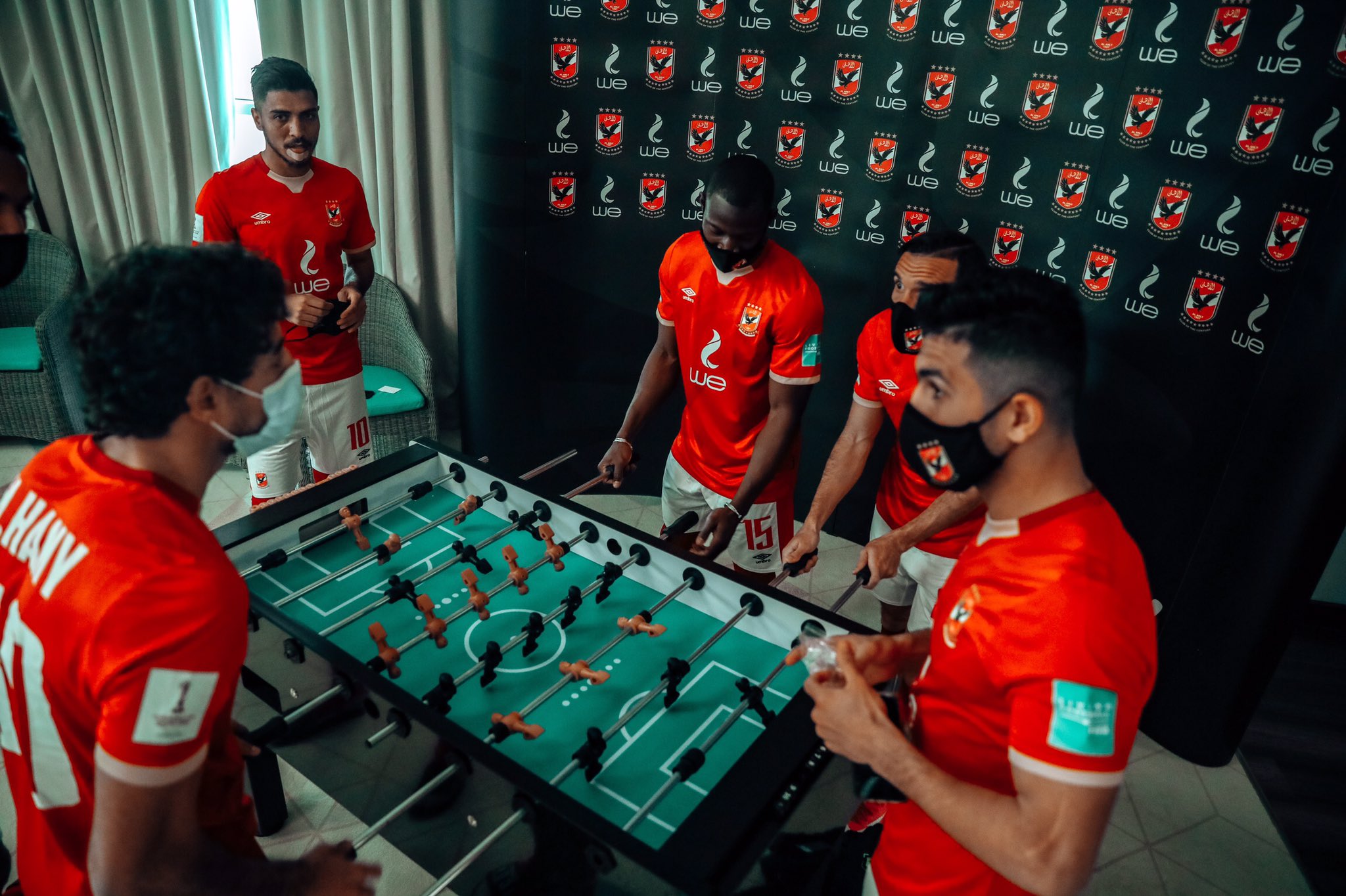 اجواء مقر بعثة الاهلى فى قطر اجواء مقر بعثة الاهلى فى قطر