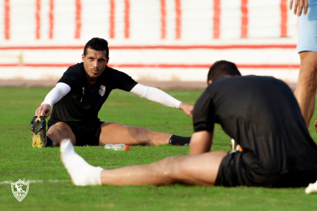 Tariq Hamed in training Zamalek