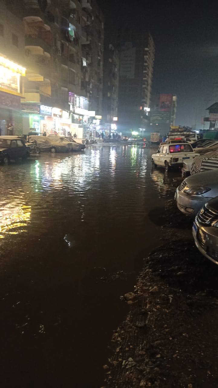 لمياه تغرق شارع احمد عرابى
