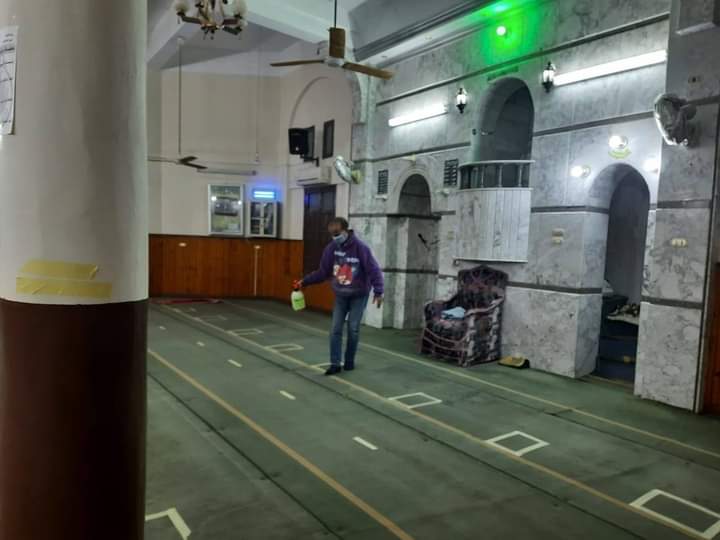 حملات تطهير وتعقيم المساجد في دمياط  (4)