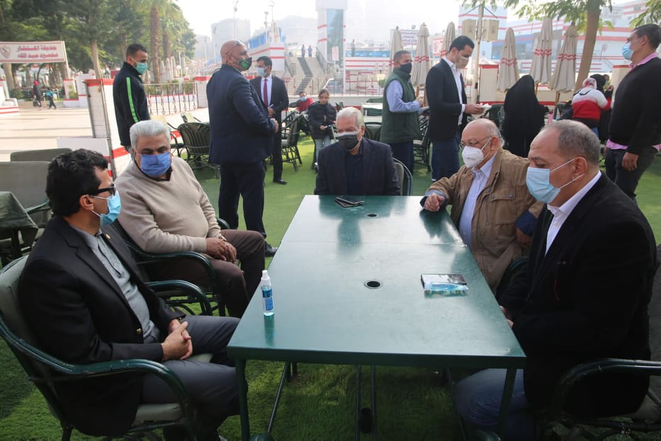 وزير الرياضة يزور نادى الزمالك  (3)