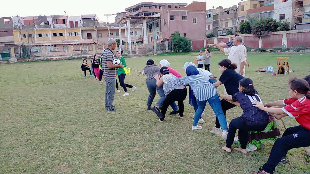 رياضة كفر الشيخ تحتفل باليوم المصرى للشباب  (2)