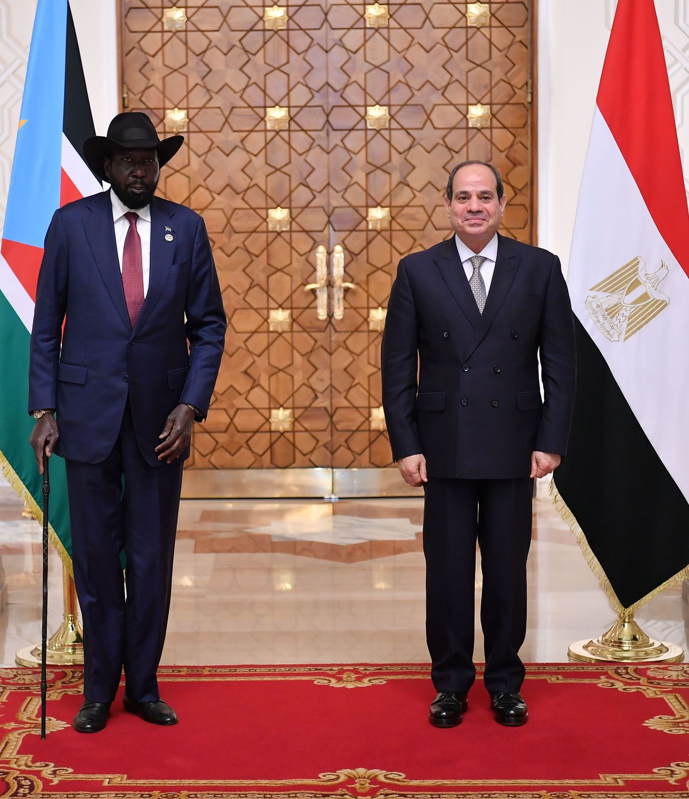 الرئيس السيسى يستقبل نظيره رئيس جنوب السودان  (9)