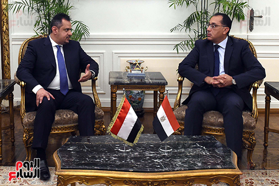 جلسة المباحثات الثنائية الموسعة بين رئيس الوزراء ونظيره اليمنى (7)