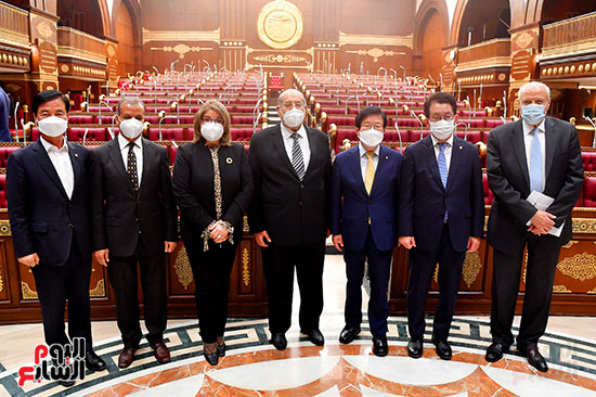 رئيس مجلس الشيوخ يستقبل رئيس الجمعية الوطنية لجمهورية كوريا الجنوبيه (5)