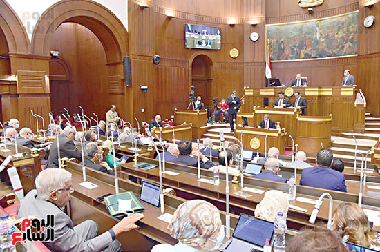 الجلسة العامة بمجلس الشيوخ