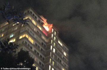 صور حريق الشقة