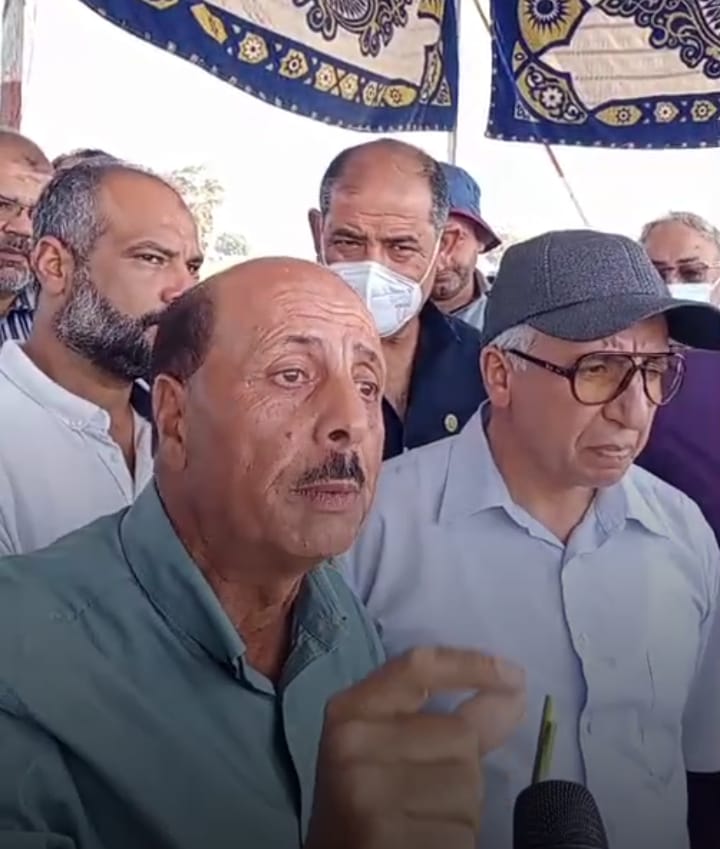 جانب من زيارة رئيس مركز البحوث الزراعية جانب من زيارة رئيس مركز البحوث الزراعية