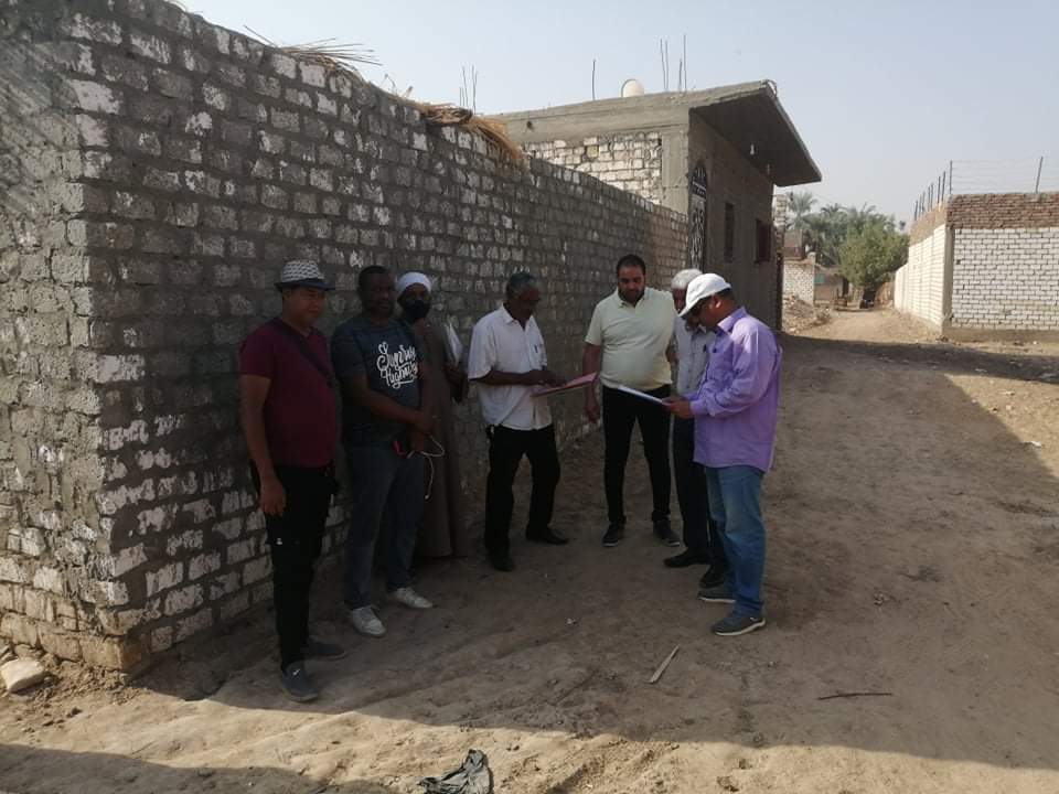 فحص شكاوي المواطنين بالتعدى على أراضى ملك أهل النوبة فحص شكاوي المواطنين بالتعدى على أراضى ملك أهل النوبة